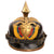 Original Colombian Army Spike Helmet Pickelhaube with Chinstrap & Cockades Original Items