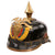 Original Colombian Army Spike Helmet Pickelhaube with Chinstrap & Cockades Original Items