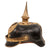 Original Imperial German WWI Prussian Infantry Officer Model 1897 Pickelhaube Spiked Helmet - Size 56 Original Items