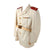 Original Spanish Civil War Veteran Franco-Era White Civil or State Uniform Jacket, Trousers, and Belt with Shoulder Boards and Four-Place Ribbon Bar