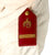 Original Spanish Civil War Veteran Franco-Era White Civil or State Uniform Jacket, Trousers, and Belt with Shoulder Boards and Four-Place Ribbon Bar