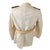 Original Spanish Civil War Veteran Franco-Era White Civil or State Uniform Jacket, Trousers, and Belt with Shoulder Boards and Four-Place Ribbon Bar
