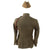 Original U.S. WWI 3rd Battalion, 11th Marine Regiment USMC P1917 Marine Corps Forest Green Uniform Tunic with Rare Collar Discs & Overseas Cap with EGA Device Original Items