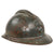 Original French WWI Issue Model 1915 Infantry Adrian Helmet in Horizon Blue with Scarce 1st Pattern Liner Original Items