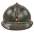 Original French WWI Issue Model 1915 Infantry Adrian Helmet in Horizon Blue with Scarce 1st Pattern Liner Original Items