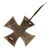 Original Imperial German WWI 1914 Iron Cross 1st Class EKI – “800” Silver Pin Mark Original Items
