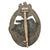 Original German WWII Silver Grade Panzer Assault Tank Badge by Rudolf Souval - Solid Back Version (Copy) Original Items