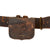 Original U.S. Civil War 1851 Federal Officer Buckle Leather Belt Rig with Holster & Cap Pouch