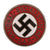 Original German WWII NSDAP Party Enamel Membership Badge Pin by Fritz Zimmermann of Stuttgart, RZM 72