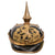 Original Imperial German WWI Hessian Infanterie-Leib-Regiment “Großherzogin” Nr. 117 Officer’s Pickelhaube with Rare 1697-1897 Anniversary Wappen