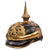 Original Imperial German WWI Hessian Infanterie-Leib-Regiment “Großherzogin” Nr. 117 Officer’s Pickelhaube with Rare 1697-1897 Anniversary Wappen