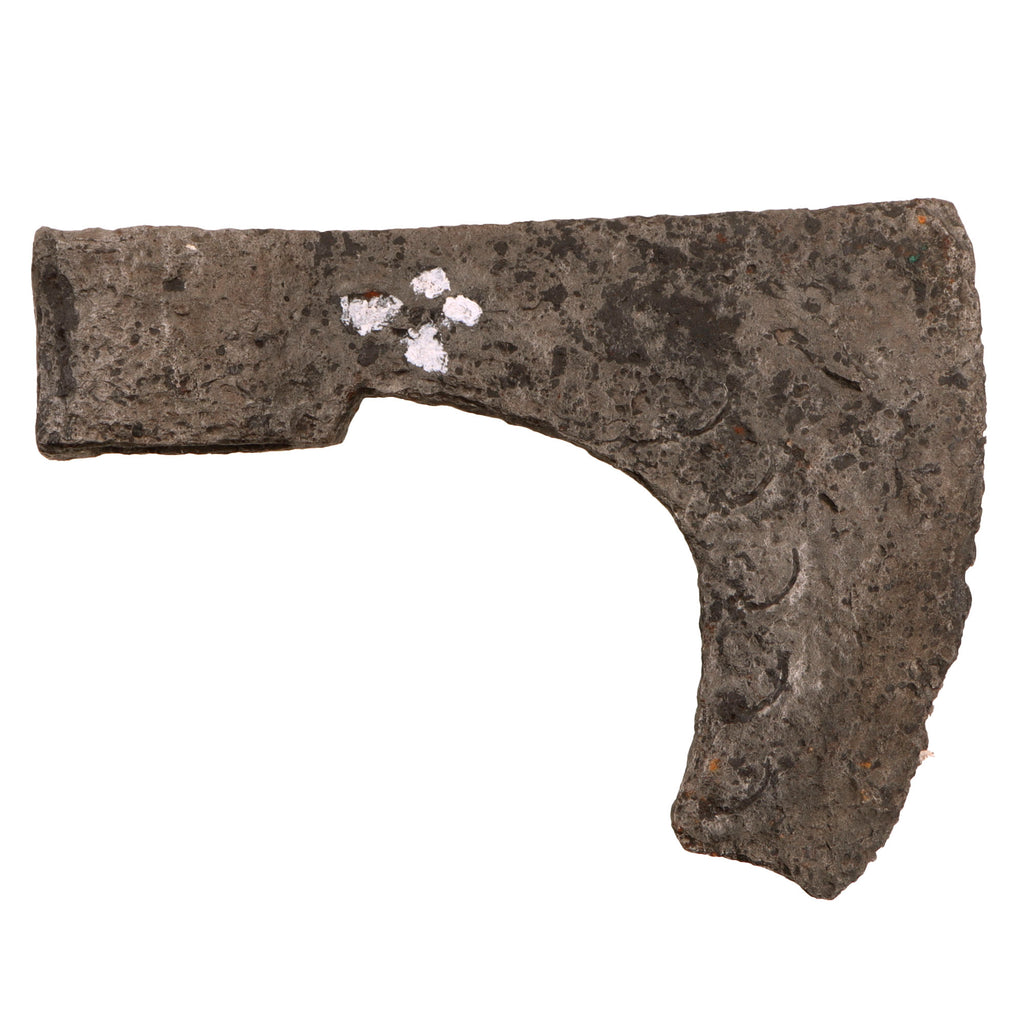 Original Continental Europe Medieval Period Axe Head with Faint Marking