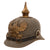 Original Imperial German WWI Prussian M1895 Infantry Ersatz Felt Pickelhaube Filzhelm - Simplified Pattern