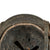 Original German WWII Waffen-SS Single Decal M40 Steel Helmet in Relic Condition with Original Liner and Chinstrap, Size 66 Shell