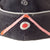 Original German WWII Heer Panzer Officer M38 Black Overseas Cap with Rose Pink Soutache and Bullion Insignia