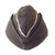 Original German WWII Heer Panzer Officer M38 Black Overseas Cap with Rose Pink Soutache and Bullion Insignia