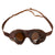 Original German WWII 1942 Dated First Model DAK Afrikakorps Sun Helmet by G.A.H. Helmfabrik with Ultrasin Goggles - Size 54 Original Items
