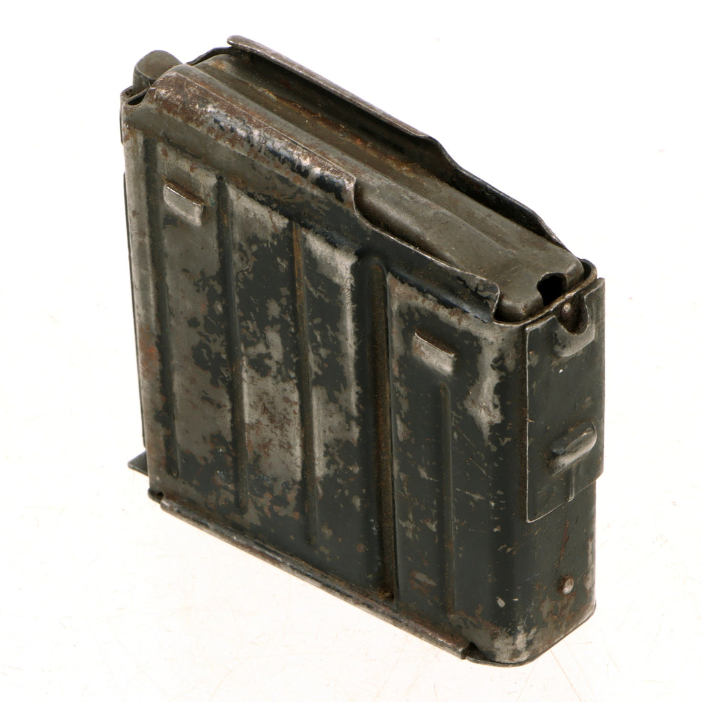 Original German WWII Gewehr 43 G43 Magazine by Ad. Grohmann & Sohn Metallwarenfabrik with Waffenamt Stamps Original Items