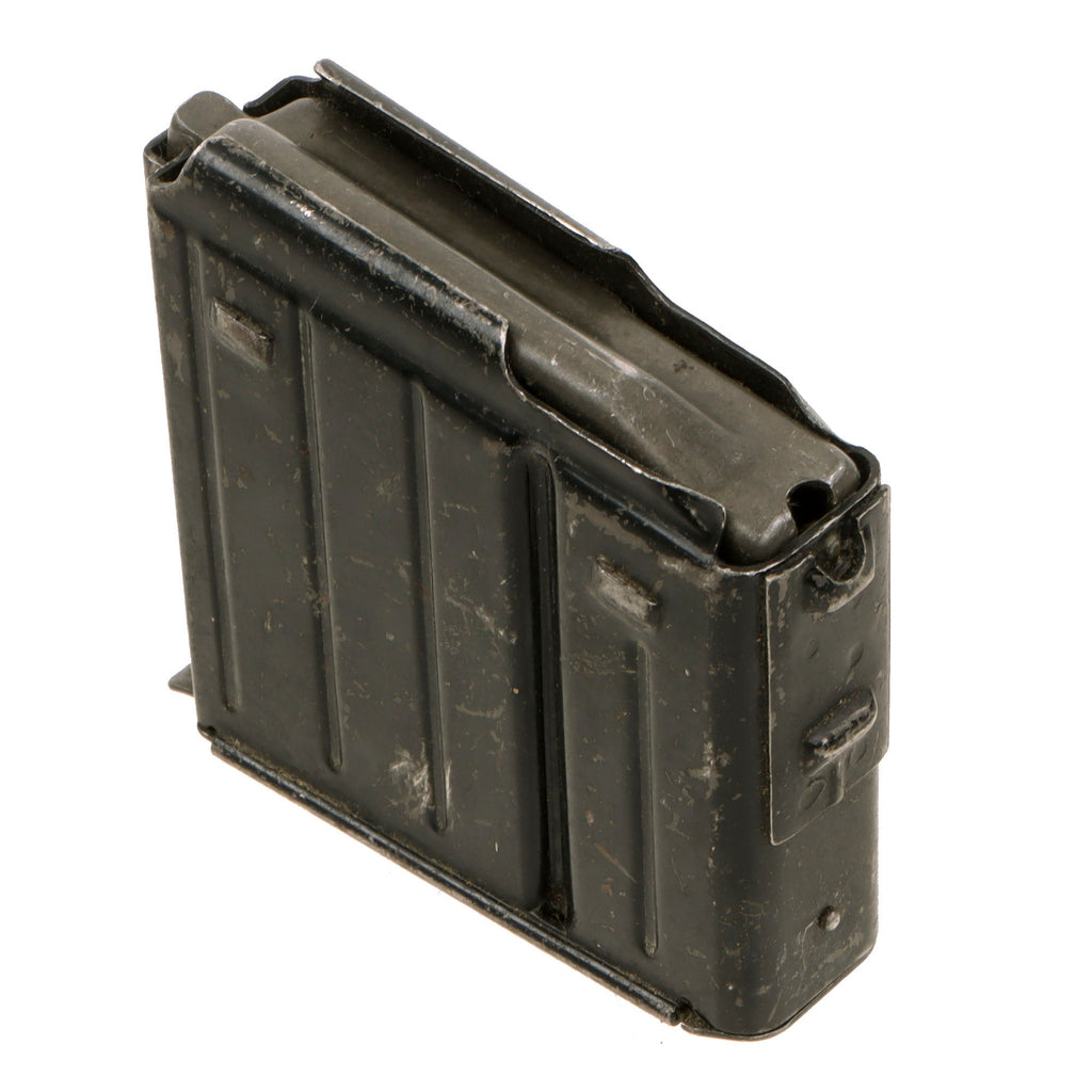 Original German WWII Gewehr 43 G43 Magazine by Ad. Grohmann & Sohn Metallwarenfabrik with Waffenamt Stamps Original Items