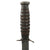 Original U.S. WWII Second Pattern Blade Marked M3 Fighting Knife by UTICA Cutlery Co. with Reproduction M6 Leather Scabbard Original Items