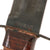Original U.S. WWII USMC Early Blade-Marked Mark 2 KA-BAR Fighting Knife in Leather Sheath Original Items