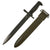 Original U.S. WWII M1 Garand 10 inch Bayonet by American Fork & Hoe with M7 Scabbard Original Items