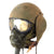 Original U.S. WWII USAAF Bomber Crew M5 Steel FLAK Helmet Set with A-11 Flight Helmet, Polaroid Goggles & Type A-14 Oxygen Mask in Box Original Items