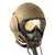 Original U.S. WWII USAAF Bomber Crew M5 Steel FLAK Helmet Set with A-11 Flight Helmet, Polaroid Goggles & Type A-14 Oxygen Mask in Box Original Items