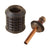 Original Japanese WWII Type 97 Inert Fragmentation Hand Grenade with Fuse - Dated 1942 Original Items
