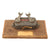 Original U.S. WWII B-17 42-3544 “Stars and Stripes” Recovered Bomb Switch on Period Mount with Provenance Note - Crashed January 5th, 1944 Original Items