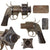 Original U.S. WWII M8 Pyrotechnic 37mm Flare Signal Pistol by McInerney Spring & Wire Co. With Rare M1 Aircraft Mount - Serial 284585 Original Items