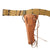 Original U.S. WWII Officer’s Pistol Rig - M1936 Pistol Belt, M1911 Holster by Warren Leather Goods, & M1942 First Aid Pouch with Carlisle Bandage and Sulfanilamide Original Items