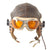 Original U.S. WWII & Vietnam War AAF Aviator A-11 Flight Helmet Set - Vietnam War A-8B Oxygen Mask and WWII AN6530 Goggles Original Items
