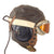 Original U.S. WWII & Vietnam War AAF Aviator A-11 Flight Helmet Set - Vietnam War A-8B Oxygen Mask and WWII AN6530 Goggles Original Items
