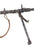 Original German WWII MG 34 Display Machine Gun Serial 7876 with Belt Carrier, Barrel in Carrier, Ammo Box, and Two Belts of Inert Ammo Original Items
