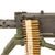Original U.S. WWII Browning .30 Caliber M1919A4 Display Machine Gun with 1942 Dated Complete Tripod and Dummy Ammo Belt Original Items