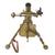Original U.S. WWII M2 60mm Display Mortar System with 1945-Dated M5 Bipod, M4 Optical Sight with Case & Replica Mortar Rounds Original Items