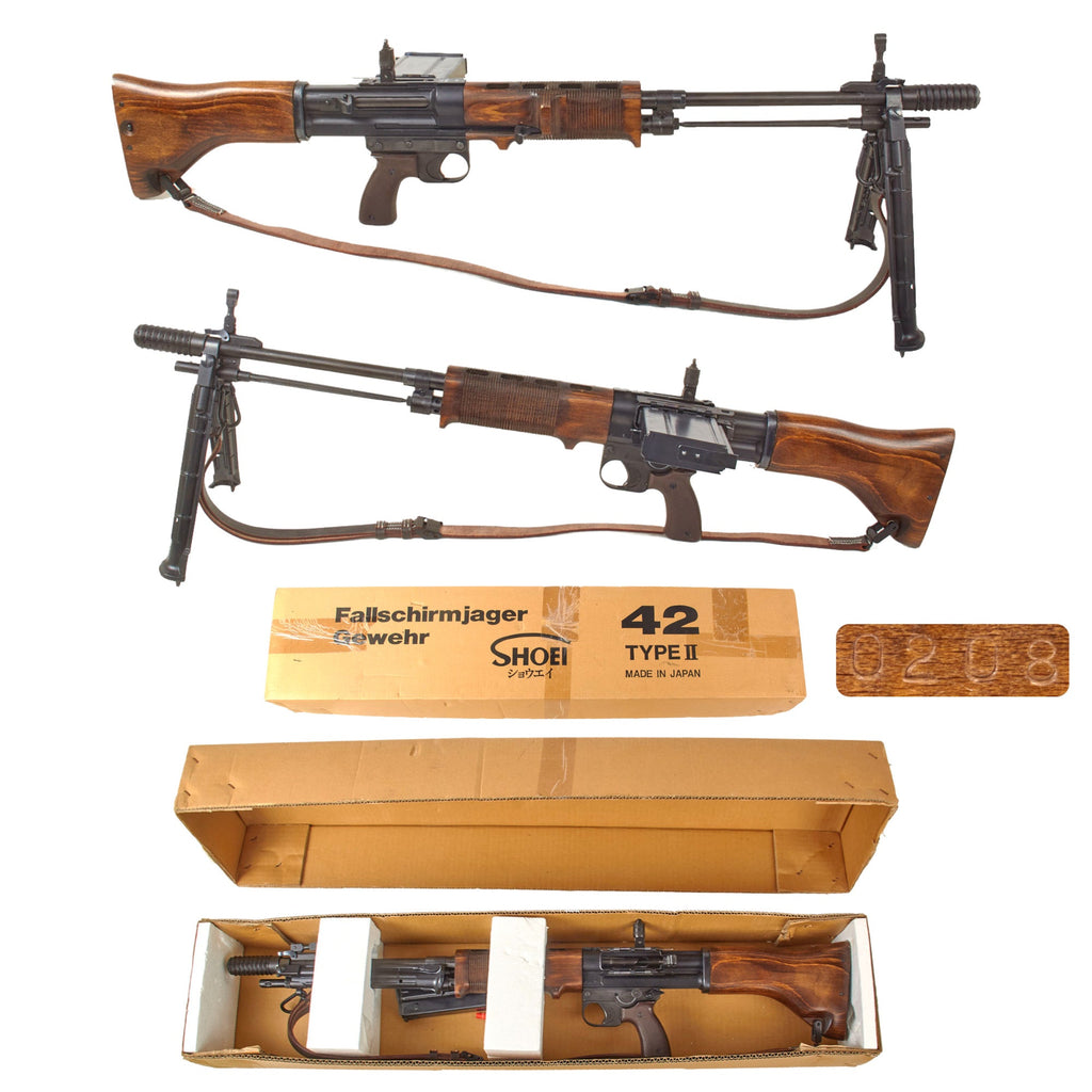 German FG 42 Type II Museum Quality Replica Non-Firing Automatic Rifle by Shoei of Japan with Sling & Original Box - Serial 00208 Original Items