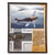 Original German WWII Messerschmitt Bf 109 E-7 Fragment on Frame from JG 52 “Black 6” - 37/50 - 9 x 11 1/2” Original Items