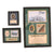 Original U.S. WWII USS Arizona Wood Deck Dust, Easy Company 506th Shell Casing, and Iwo Jima Relics from the Gettysburg Museum of History - Lot of Three Original Items
