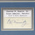 Original U.S. WWII Framed Signature of Admiral Chester W. Nimitz, Chief of Naval Operations - 8 ¼ x 12 ¼” Original Items