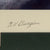 Original Signed Limited Edition Print: Framed “Peleliu Marine” by Matt Hall Signed by Sergeant Romus V. Burgin - 430/950 - 18¼ x 23¼” Original Items