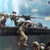 Original Signed Limited Edition Print: Framed “Off the Beach! With the Old Breed on Peleliu” by Matt Hall Signed by Dan Lawler & Jim Young with Four Additional Signatures - Victory Edition 125/500 - 23 ¼ x 35 ¼” Original Items