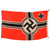 Original German WWII Unissued 80cm x 135cm National Battle Flag by Lorenz Summa Söhne - Reichskriegsflagge