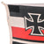 Original German WWII Kriegsmarine 100cm x 170cm Old Imperial War Flag Navy Ensign with Maker Tag - Kaiserliche Reichsflagge Original Items