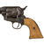 Original U.S. Surcharged Colt .45cal Single Action Army SAA Revolver Made in 1890 with 5" Barrel, Carved Bone Grips, and Tooled Leather Holster - Matching Serial 132684 Original Items