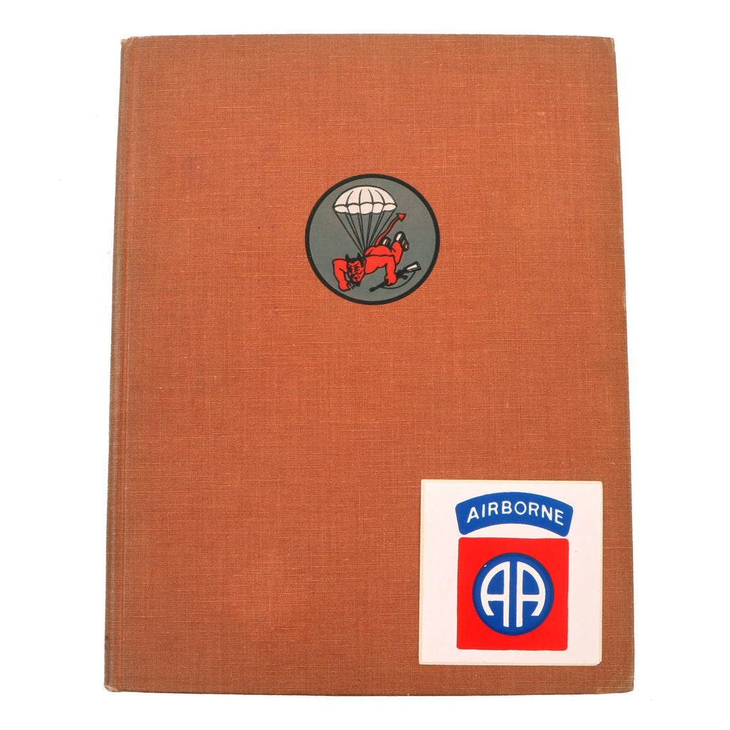 Original U.S. WWII 508th Parachute Infantry Regiment Unit History with 82nd Airborne Sticker - Raff's Ruffians Original Items