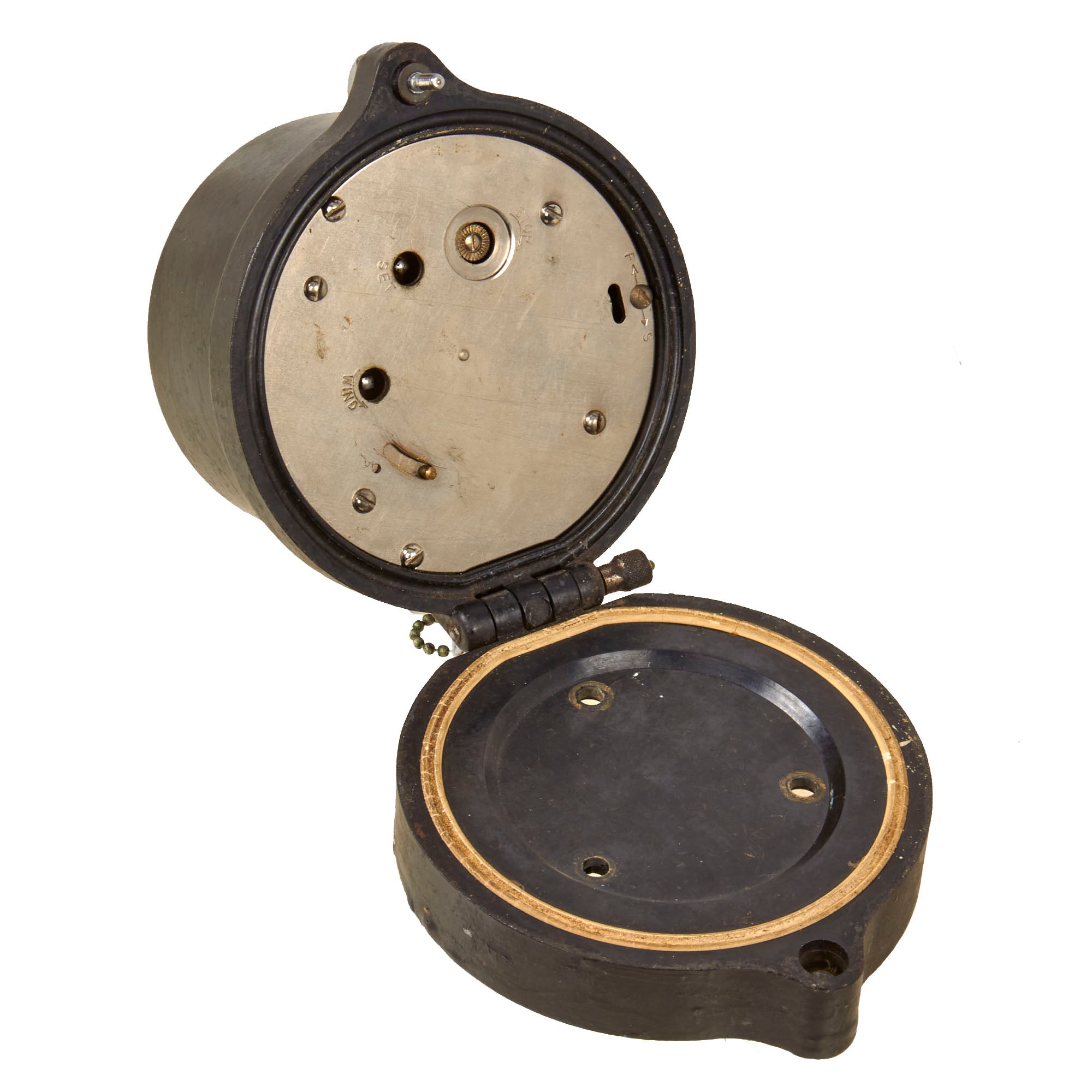 Original WWII U.S. Navy Type Mark I Boat Clock by Seth Thomas with
