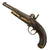 Original French Napoleonic Modèle An XIII T bis Percussion Converted Rifled Naval Pistol with Intact Belt Hook, Circa 1810