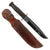 Original U.S. WWII Named Western G-46-8 "KA-BAR" Style Fighting Knife with Correct Leather Scabbard - Storekeeper 2nd Class Charles Holt of LST 524 Original Items